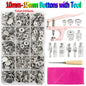 🧷 Kit Boutons Pression Métal + Pince