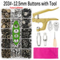 🧷 Kit Boutons Pression Métal + Pince