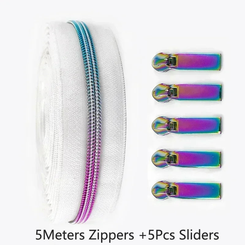 🧵 Fermeture Éclair Nylon + Curseurs inclus