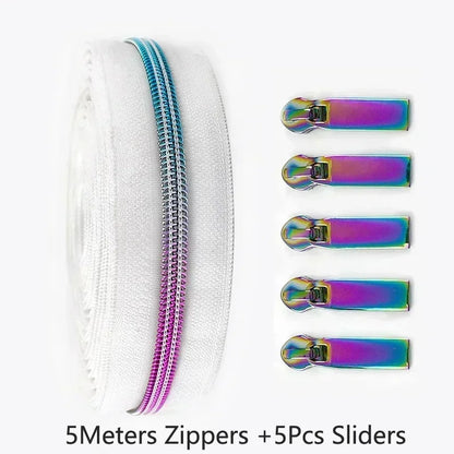 🧵 Fermeture Éclair Nylon + Curseurs inclus
