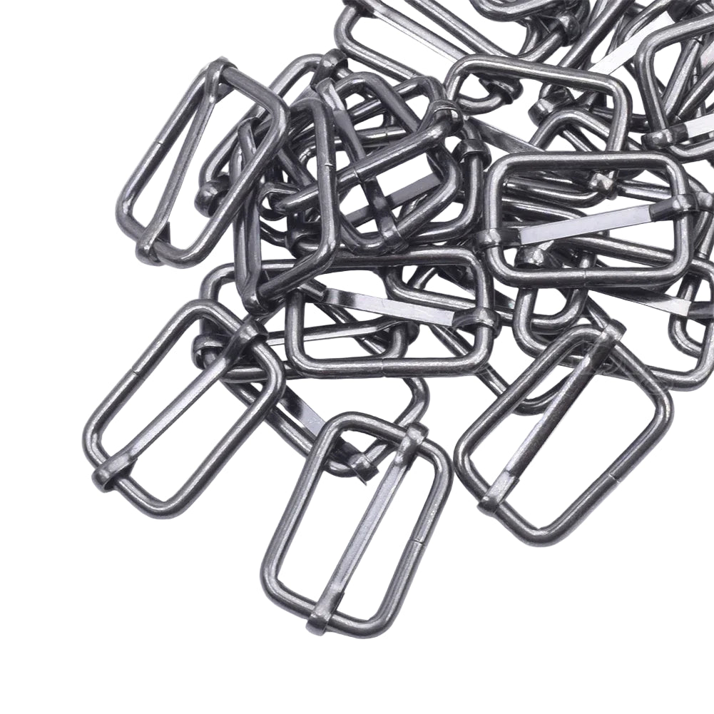 🎯 Lot de 10 Boucles Coulissantes Métal