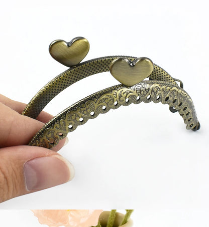 👛 Fermoir Métal Embossé 8,5 cm