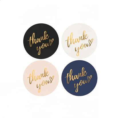 💙 Stickers “Thank You” – 50 à 500 pcs