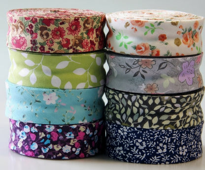 🌸 Biais Fleuri 100% Coton