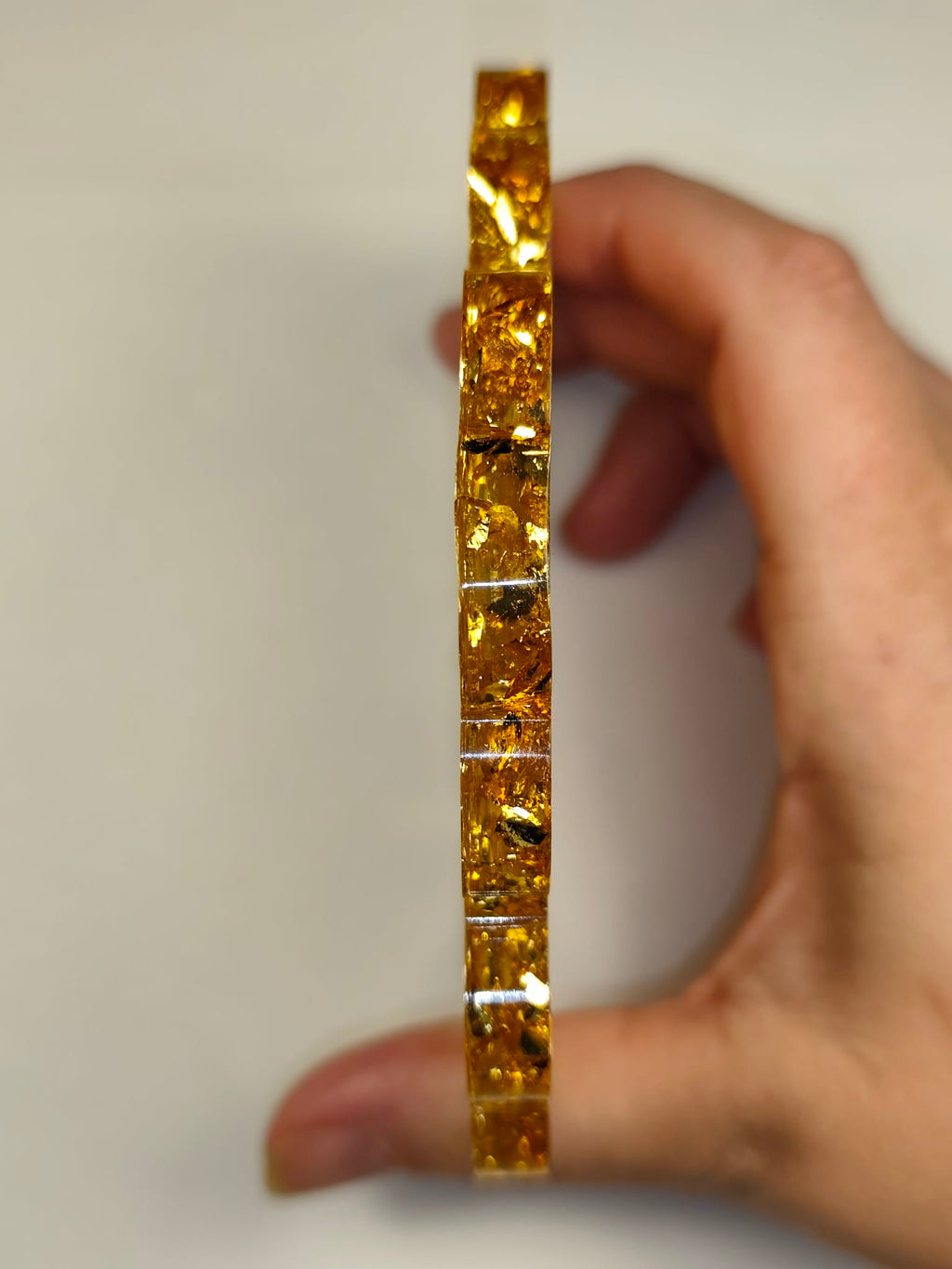 dessous de verre or et moutarde