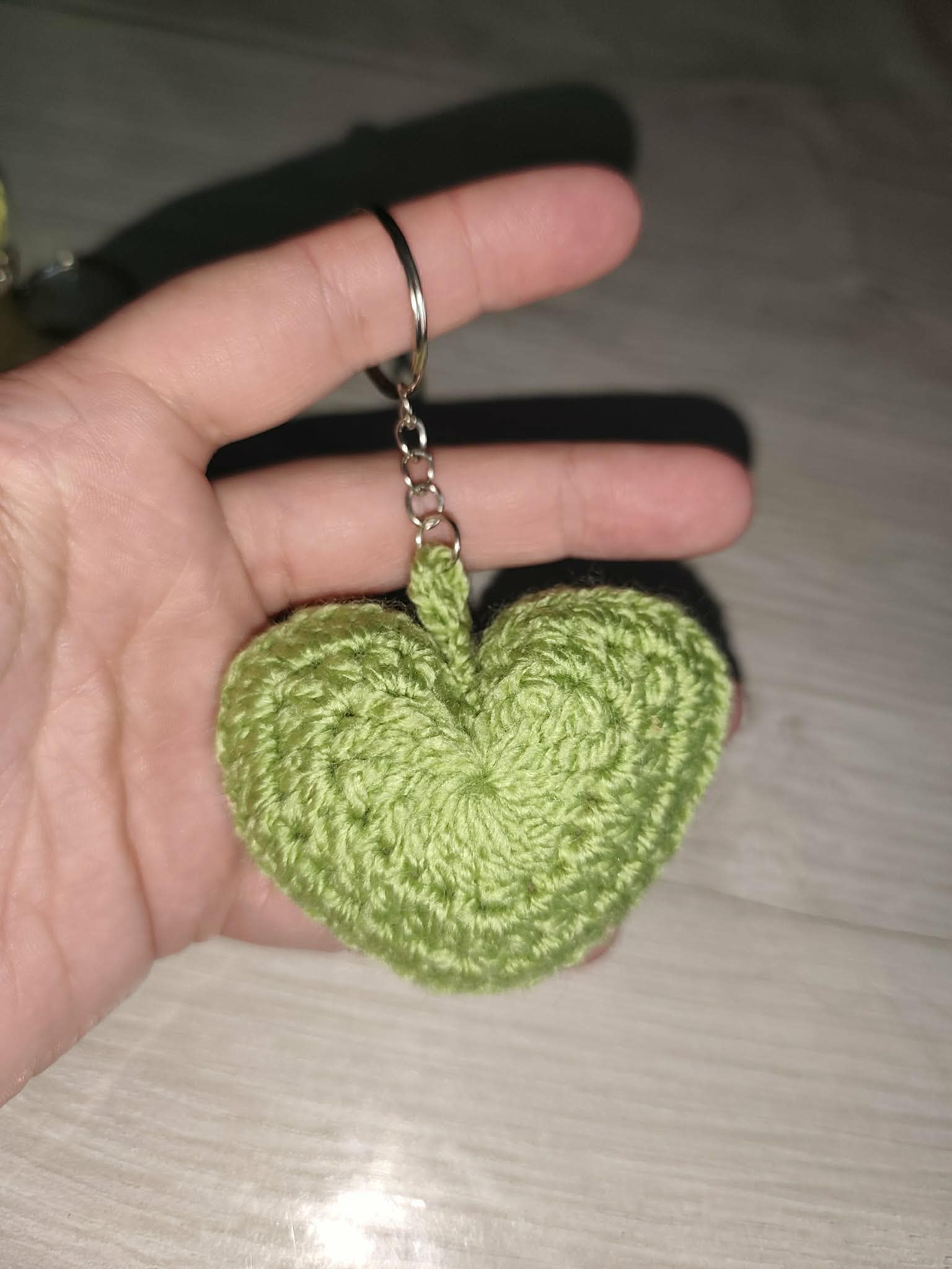 💗 Porte-clés cœur au crochet