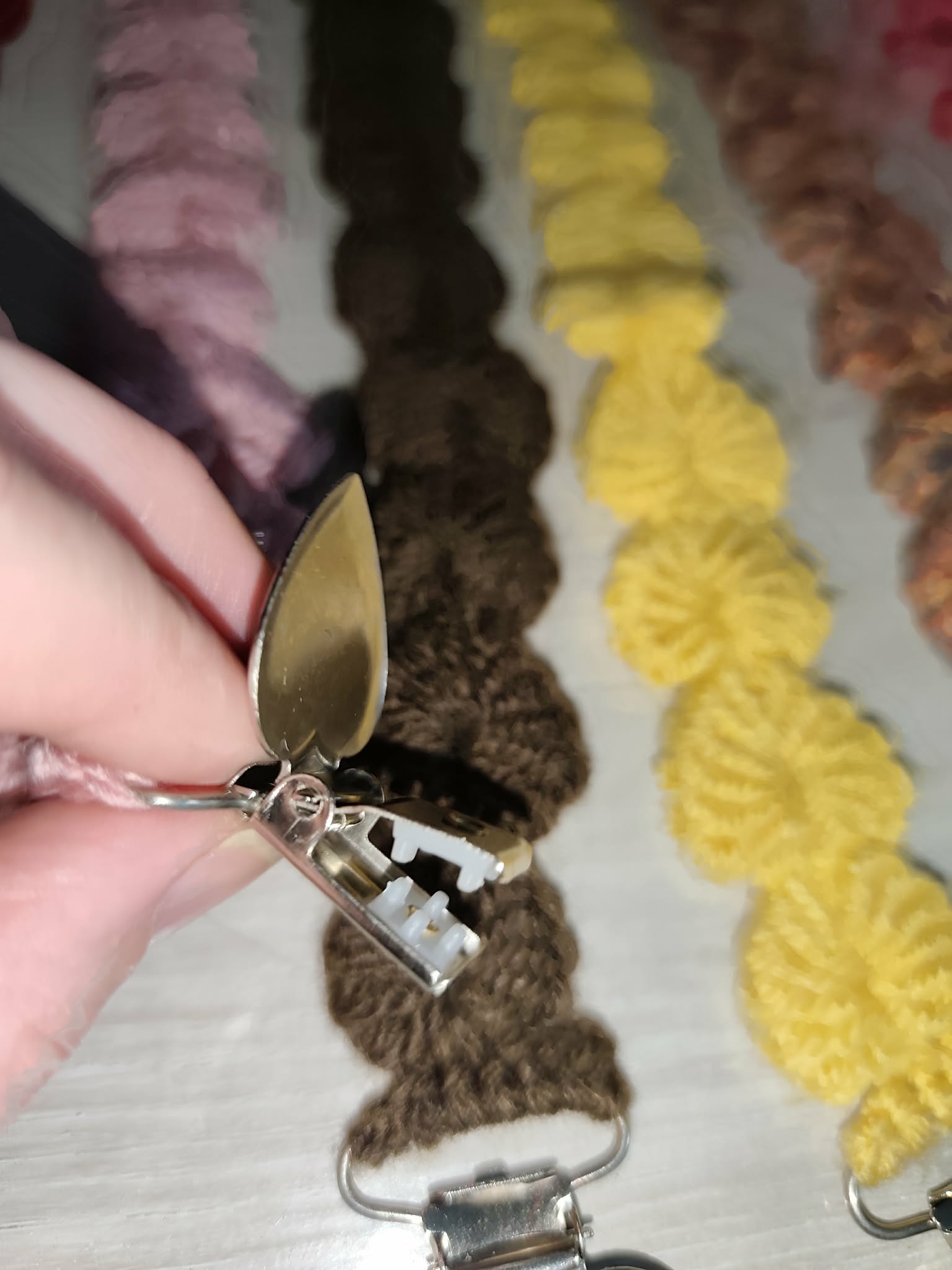 Attache tétine coeur