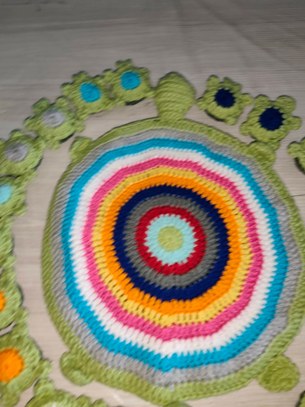 Tortue memory au crochet