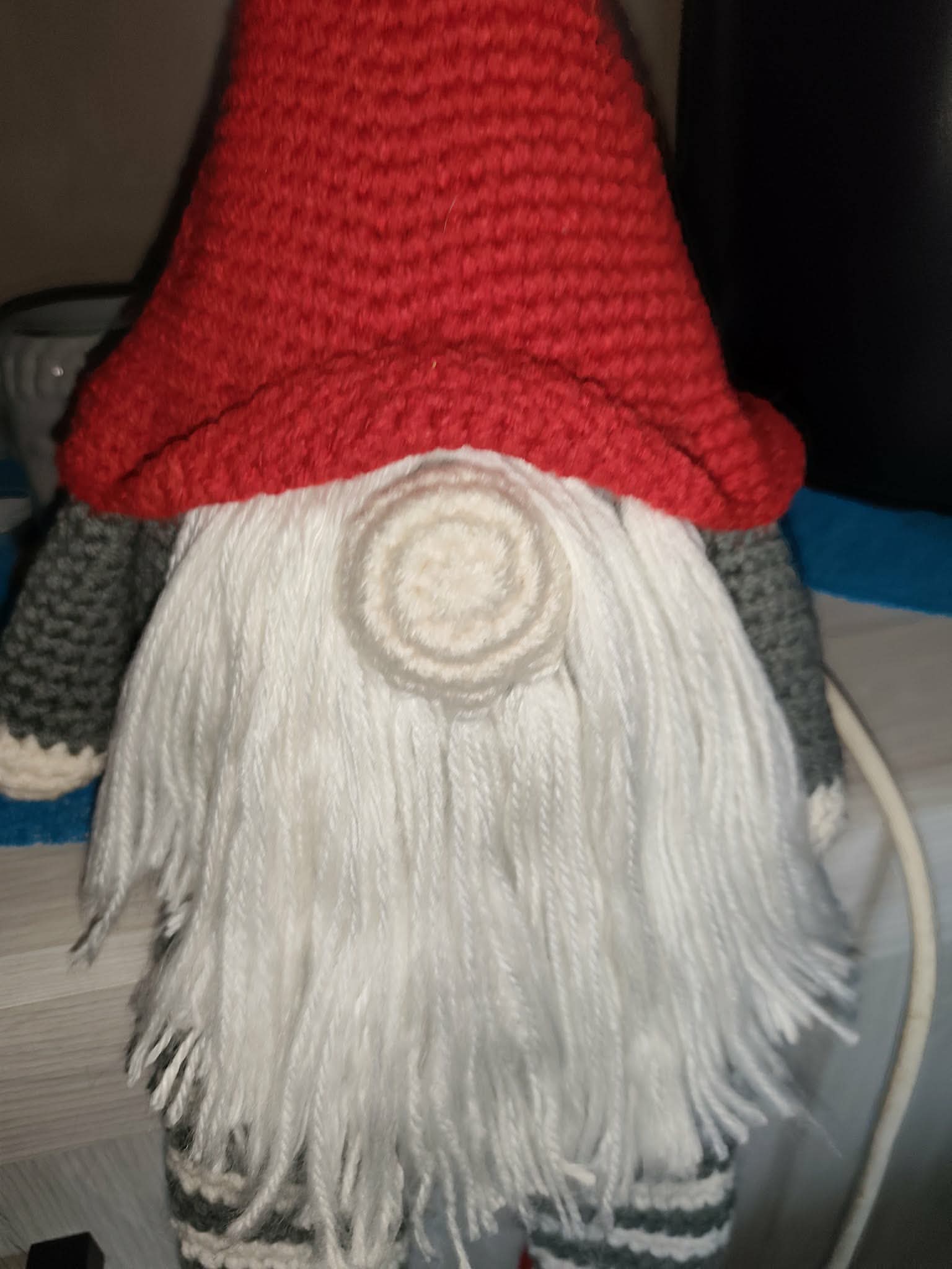 🎄 Gnome de Noël grand format au crochet