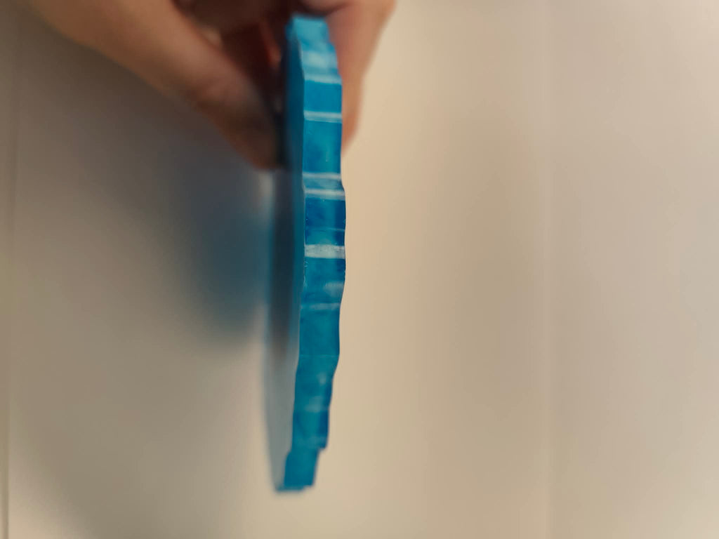 Planche de nail art en résine époxy ronde