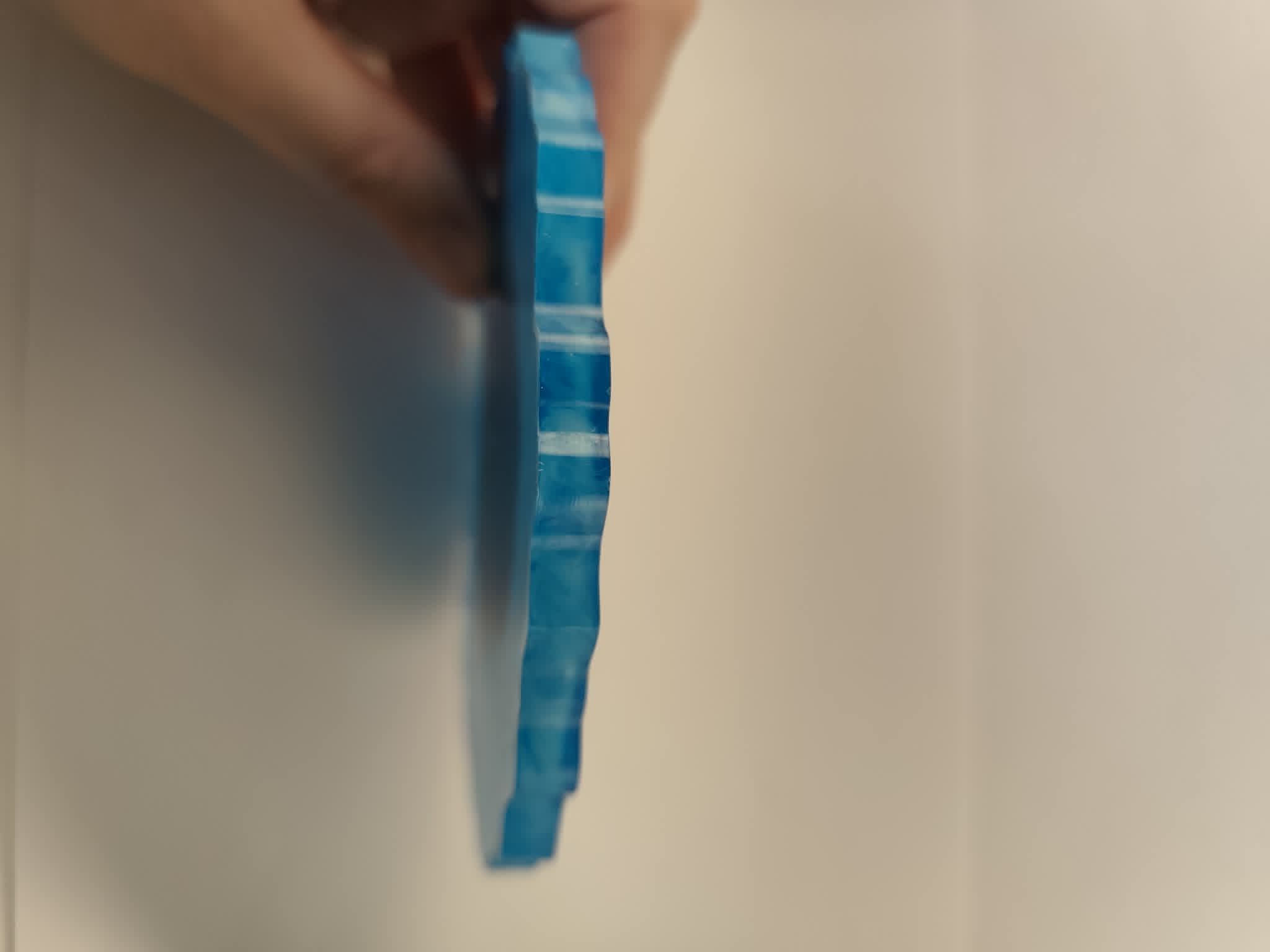 Planche de nail art en résine époxy ronde