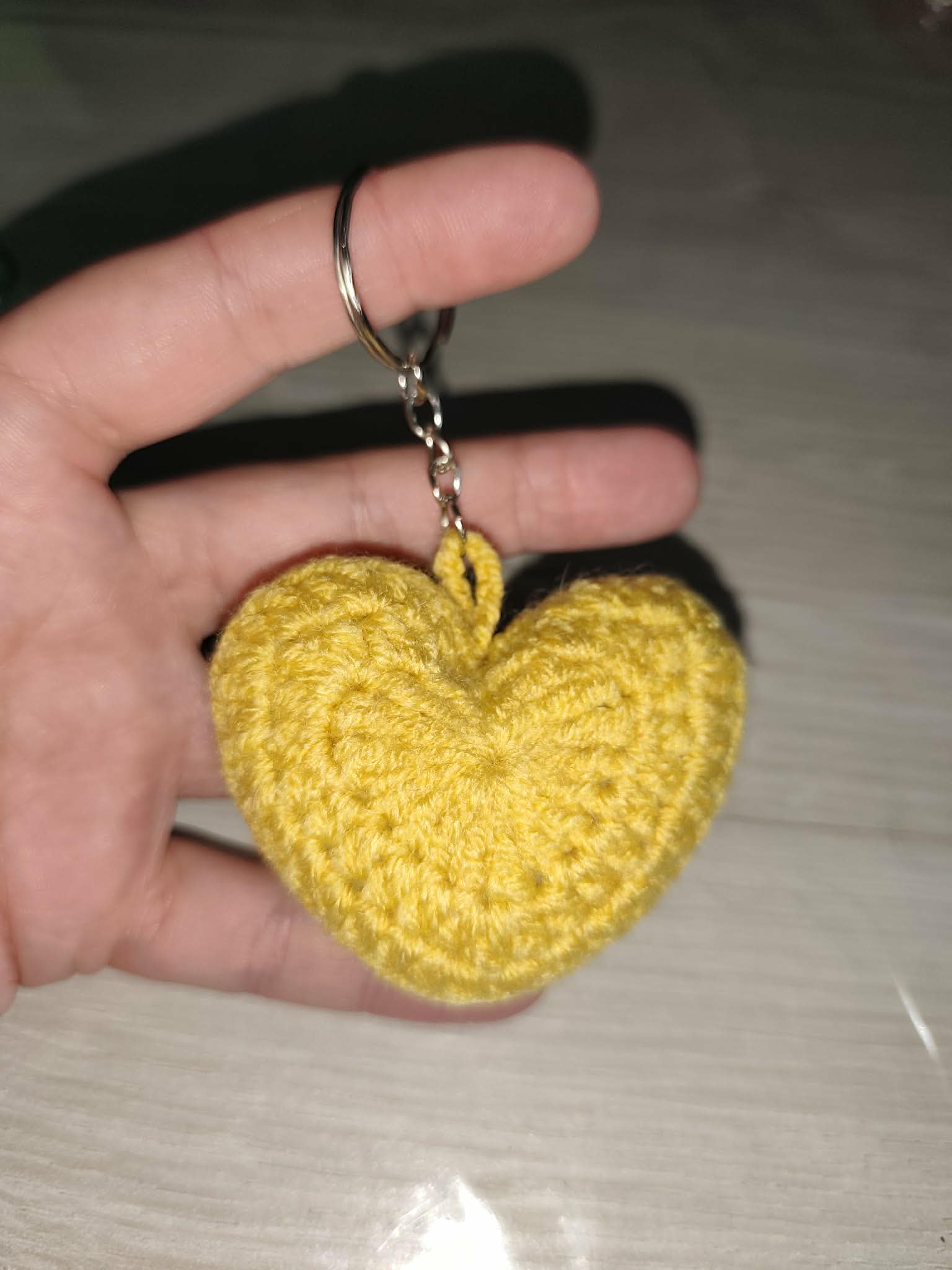 💗 Porte-clés cœur au crochet