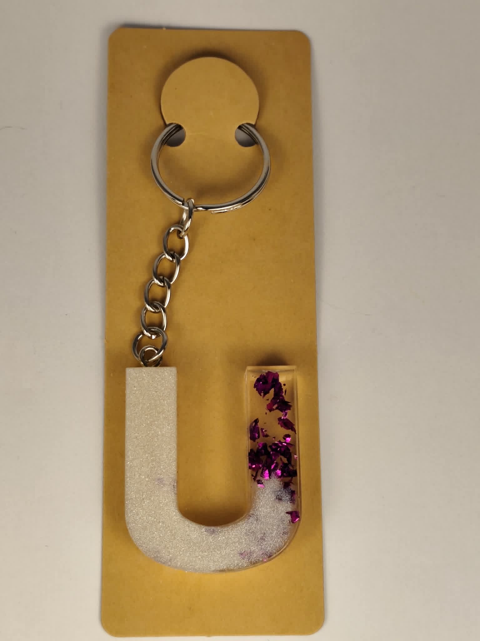 Porte-clé lettre U